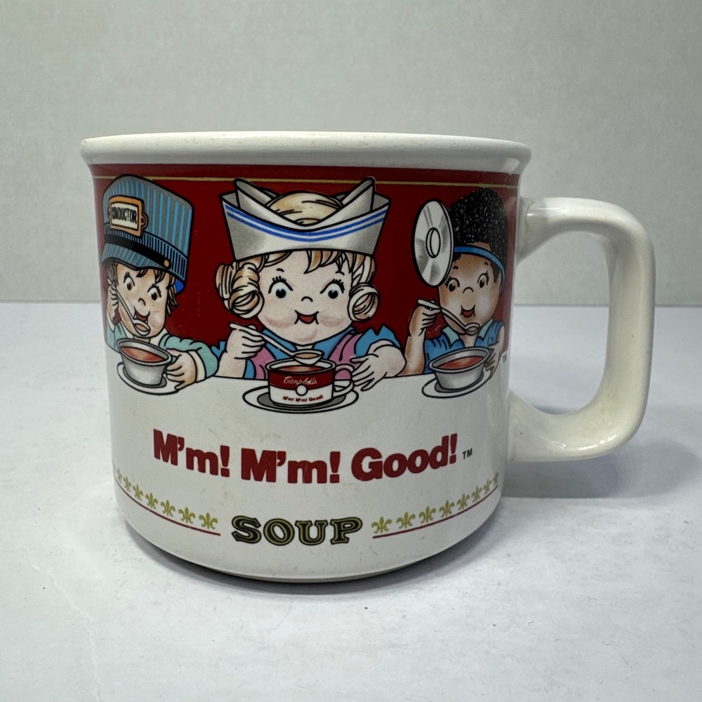 Vintage 1993 Campbells Soup Mug Westwood Ceramic 14oz Campbell‎ Kids Mm Mm Good
